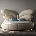 Luxuriöses rundes Schmetterling-Design-Bett