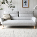 Skandinavisches Design-Sofa mit hoher Rückenlehne